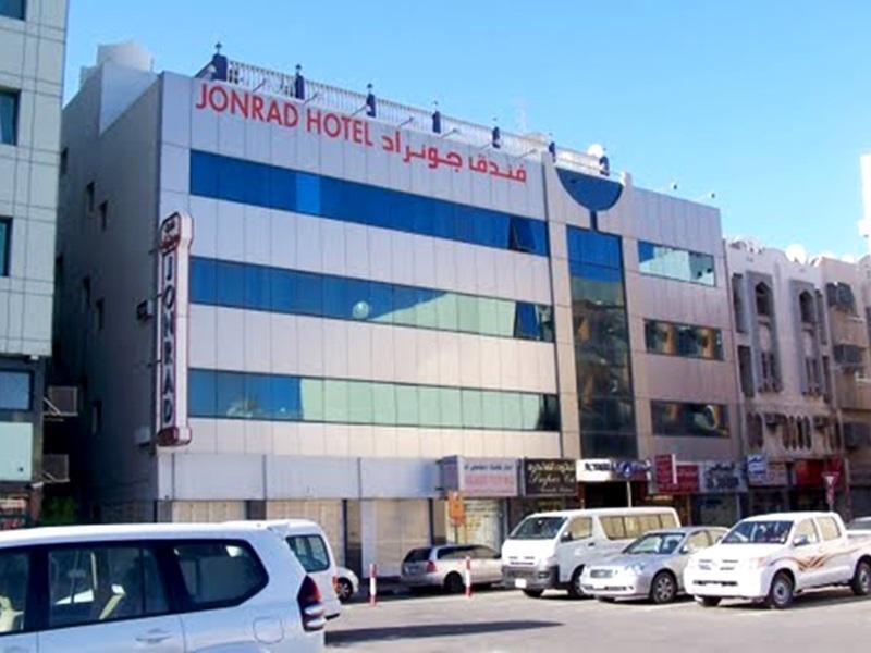 Jonrad Hotel Dubai Exterior foto
